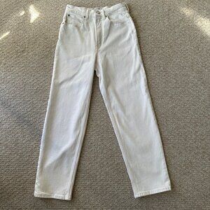 SOLD - Everlane The Way-High® Jean - Size 27 - 29.5” (tall/long) Inseam - Ecru